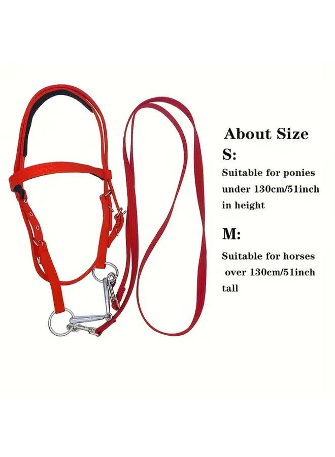 لجام الحصان الأزرق أحجام L معدات الفروسية غطاء الرأس اكسسوارات - Image 3