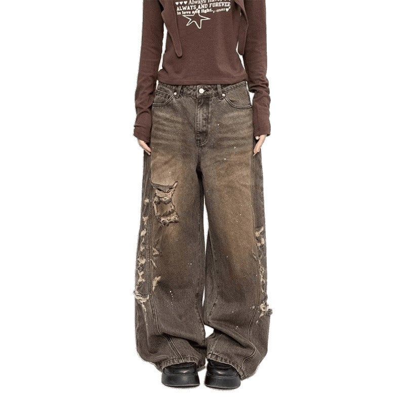 Unisex Classic Denim Jeans Loose Fit Daily Outdoor Wear - Image 4