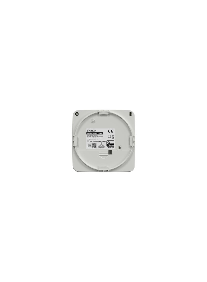 كاشف الدخان Heatit Z-Smoke - جهاز إنذار دخان ذكي بتقنية Z-Wave، متعدد الحساسات (دخان + حرارة + درجة حرارة)، حساس كهروضوئي، تنبيهات لاسلكية، بطارية احتياطية، معتمد وفقًا لمعيار EN14604 - Image 5