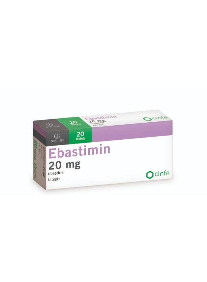 Ebastimin 20mg Tablet 20s
