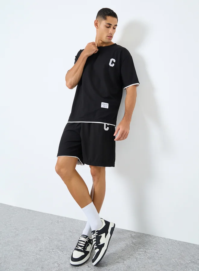 Styli Styli Men Oversized Short Sleeve T-Shirt and Shorts Co-Ords