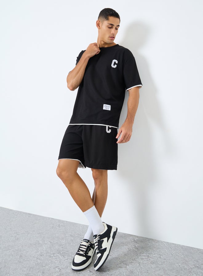 Styli Men Oversized Short Sleeve T-Shirt and Shorts Co-Ords - Image 1