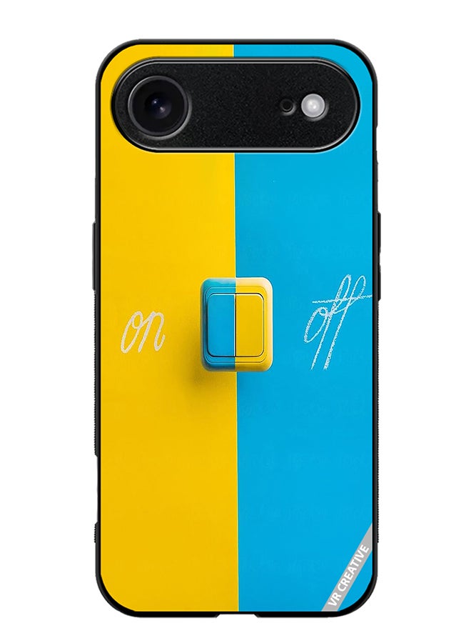 VR CREATIVE Protective Case Cover For Apple iPhone 17 Air On Off Design Multicolour