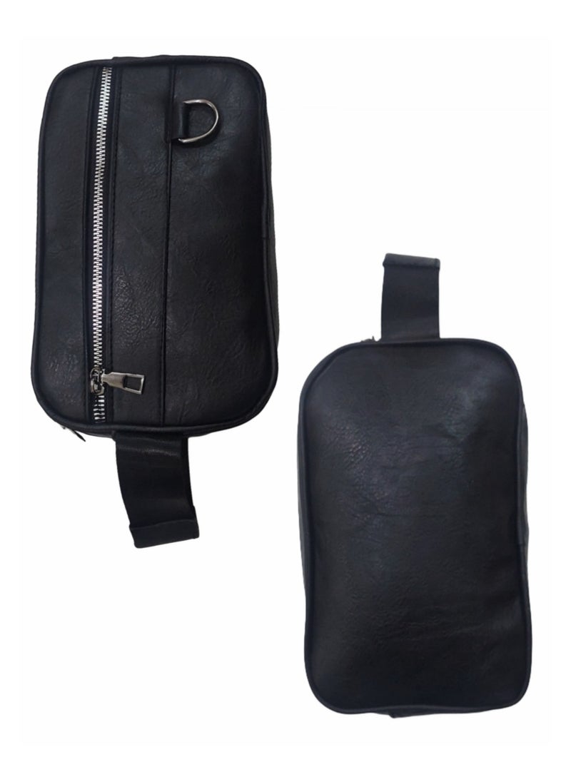 Generic - Multi-pocket business management handbag, high quality leather - Image 1