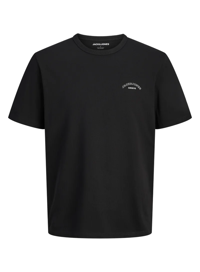 JACK & JONES Logo Crew Neck Regular Fit T-shirt