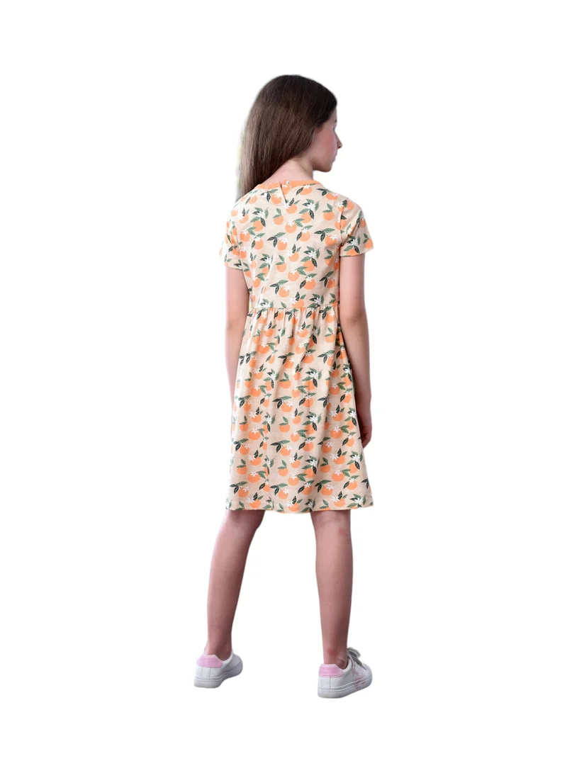 victor and jane Printed Jersey Dress