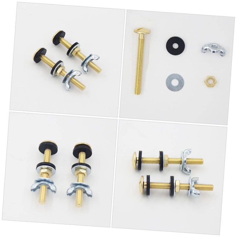 Durable Toilet Tank Bolts 2Pcs With Heavy Duty Washers For Leak Prevention - Image 5