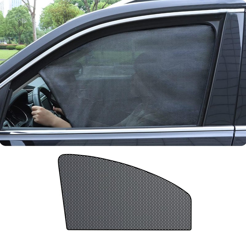 2 Pack Magnetic Car Sun Shade UV Protection Car Curtain Car Window Sunshade Side Window Mesh Sun Visor Summer Protection Window Film (Color : Front arc)