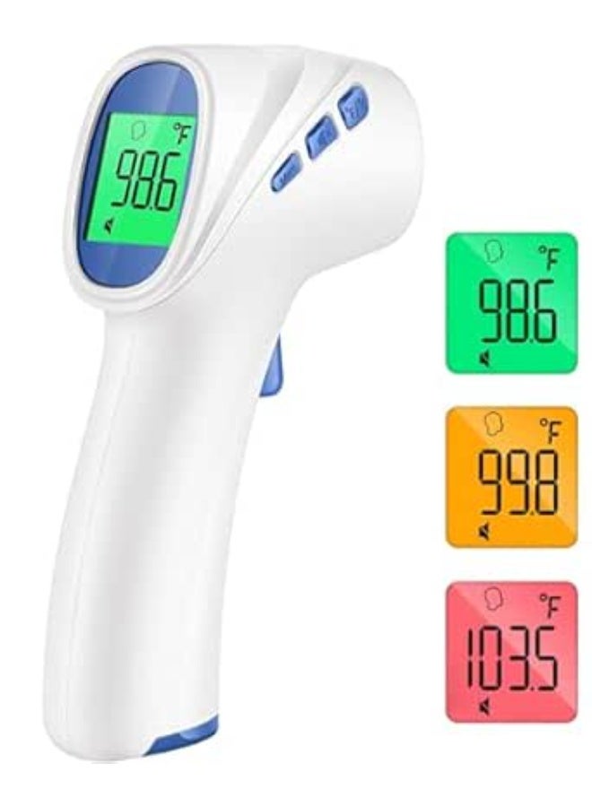 Touchless Forehead & Object Thermometer (2-in-1 Dual-Mode) - Non-Contact Infrared Thermometer with Instant Accurate Results, Fever Alarm & 35 Set Memory - Image 1