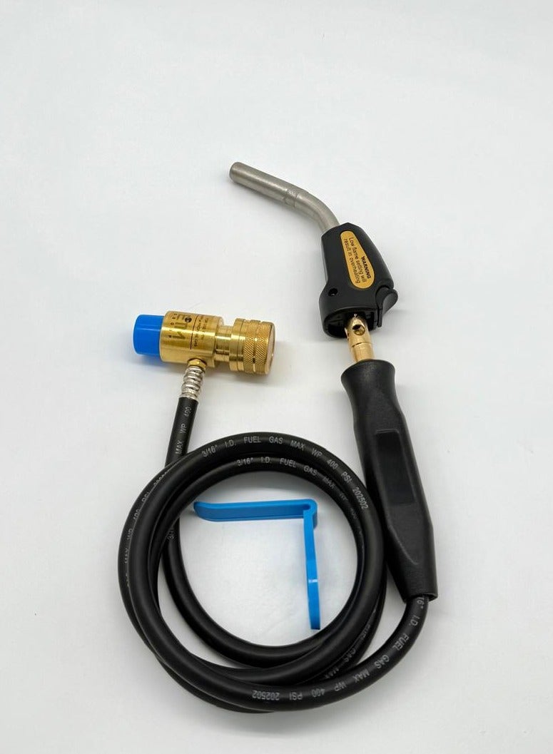 ETM Group Hand torch with hose and valve ( black)