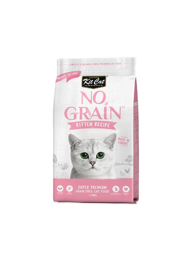 Kit Cat No Grain Kitten Recipe Dry Kitten Food - 1 Kg