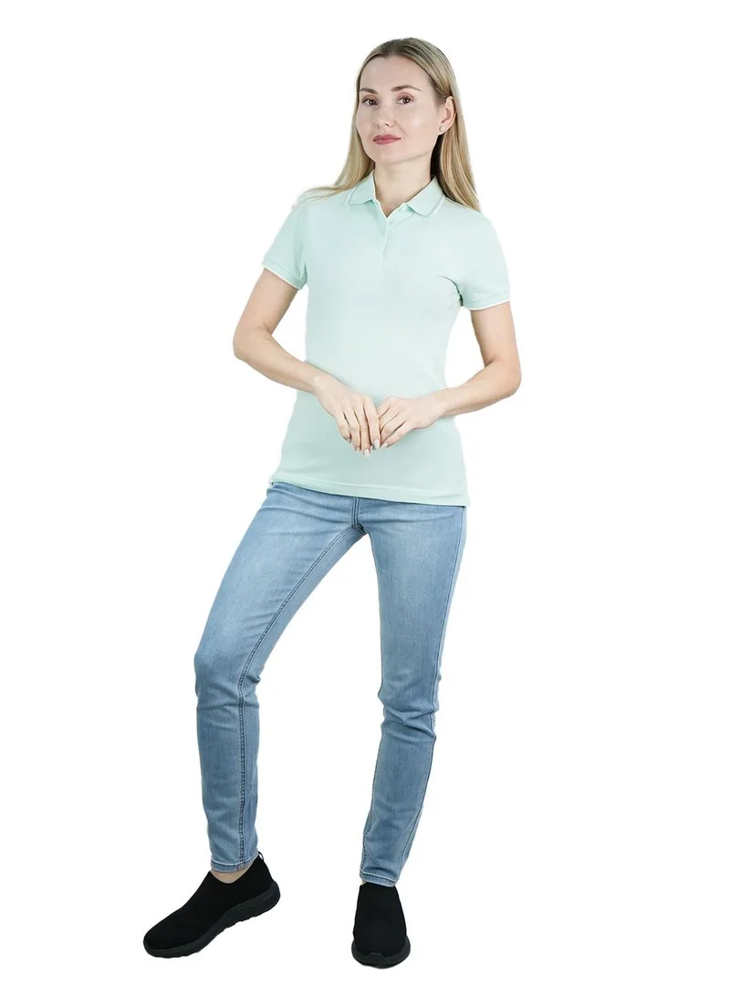 جيوردانو بولو قطن ليكرا نسائي بقصة ضيقة سادة