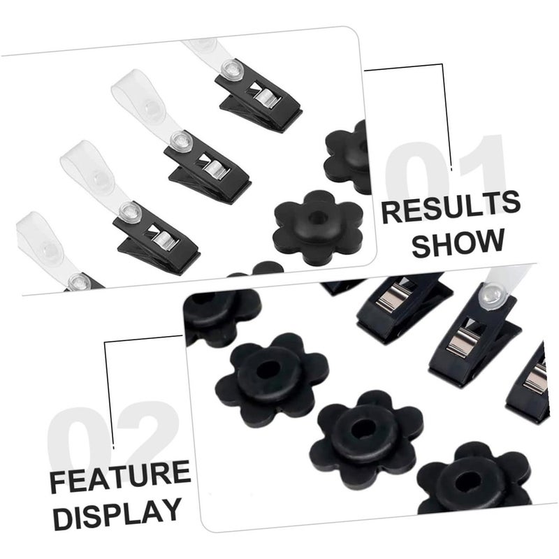 20 Pcs Garden Flag Clips And Windproof Rubber Stops For Yard Banner Fixing Clamps Anti Wind Protection For Outdoor Flagpoles - Image 4