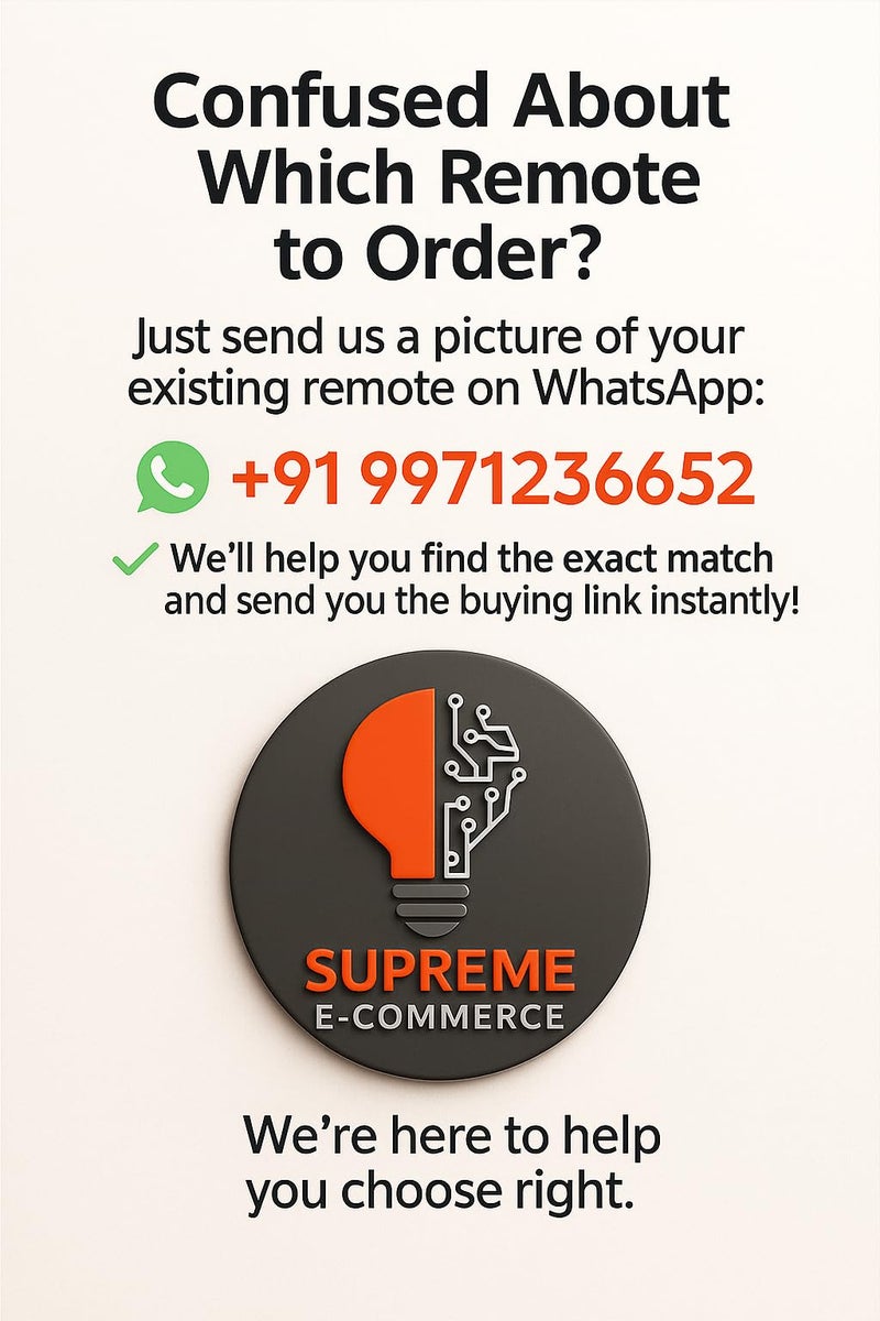 Supreme E-Commerce Non-Voice Replacement Remote for Sony Bravia Smart Android TV | Compatible with LED, LCD, 4K UHD TVs | with Netflix & YouTube Hotkeys | No Setup Required - Image 2