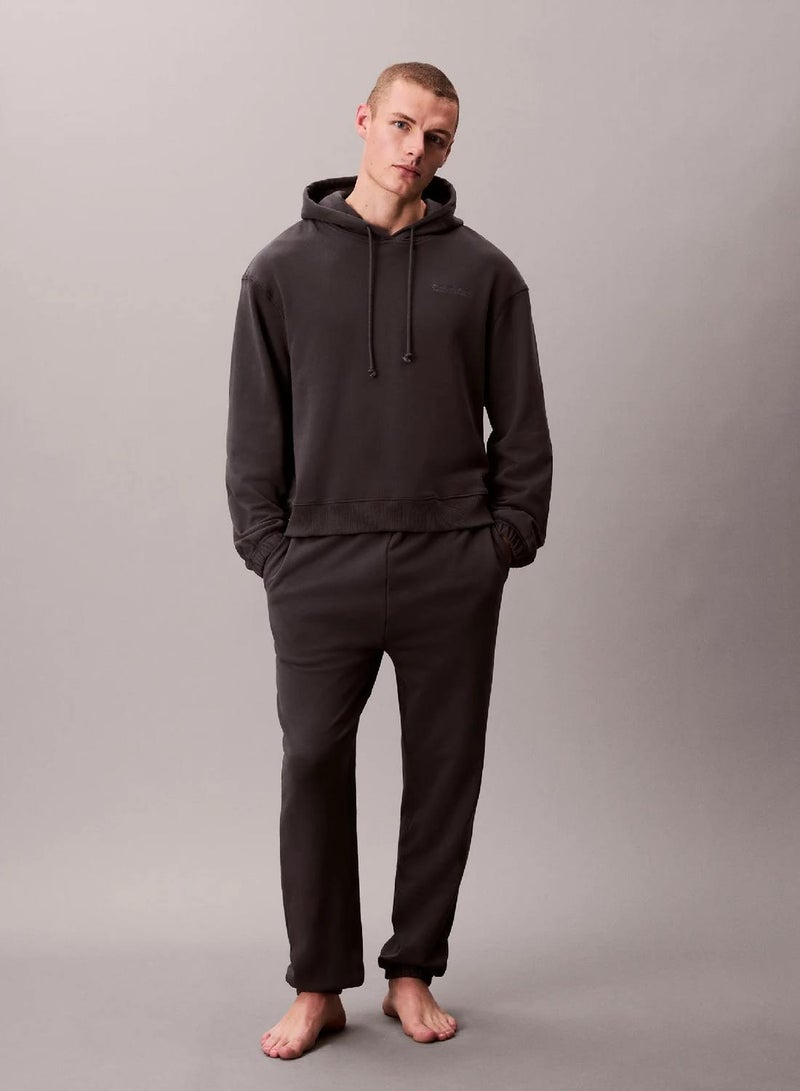 CALVIN KLEIN Cotton Terry Blend Lounge Joggers - Image 1