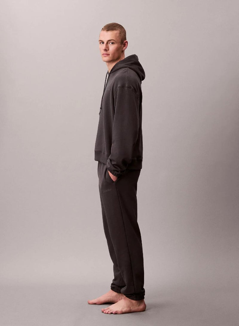 CALVIN KLEIN Cotton Terry Blend Lounge Joggers - Image 2