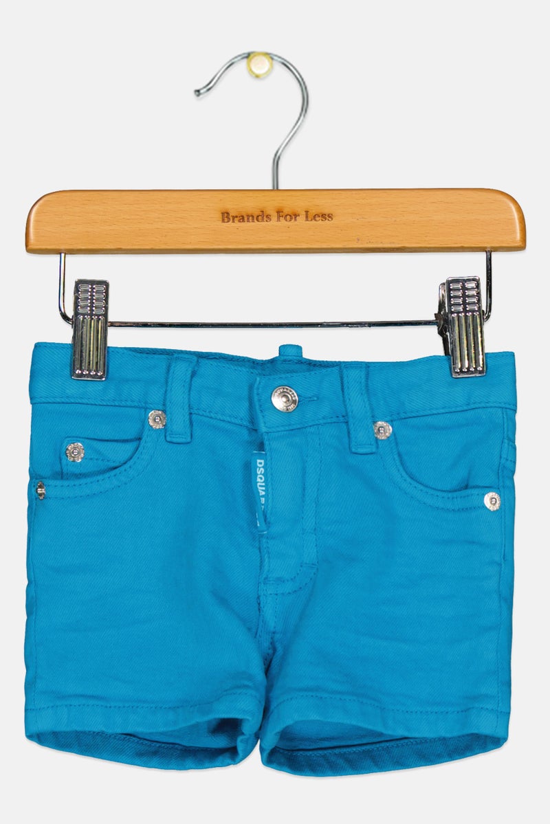 DSQUARED2 Toddlers Boy Brand Logo Denim Shorts, Blue - Image 1