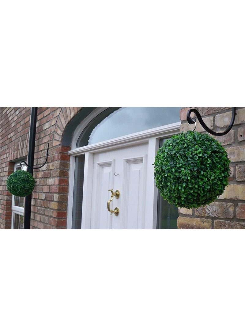 Generic Well Art Gallery Artificial Plant Green Attractive Green Plant Ball for Home Office Green Wild Flower Artificial Flower 9 inch Pack of 1 Flower with Basket  - Image 3
