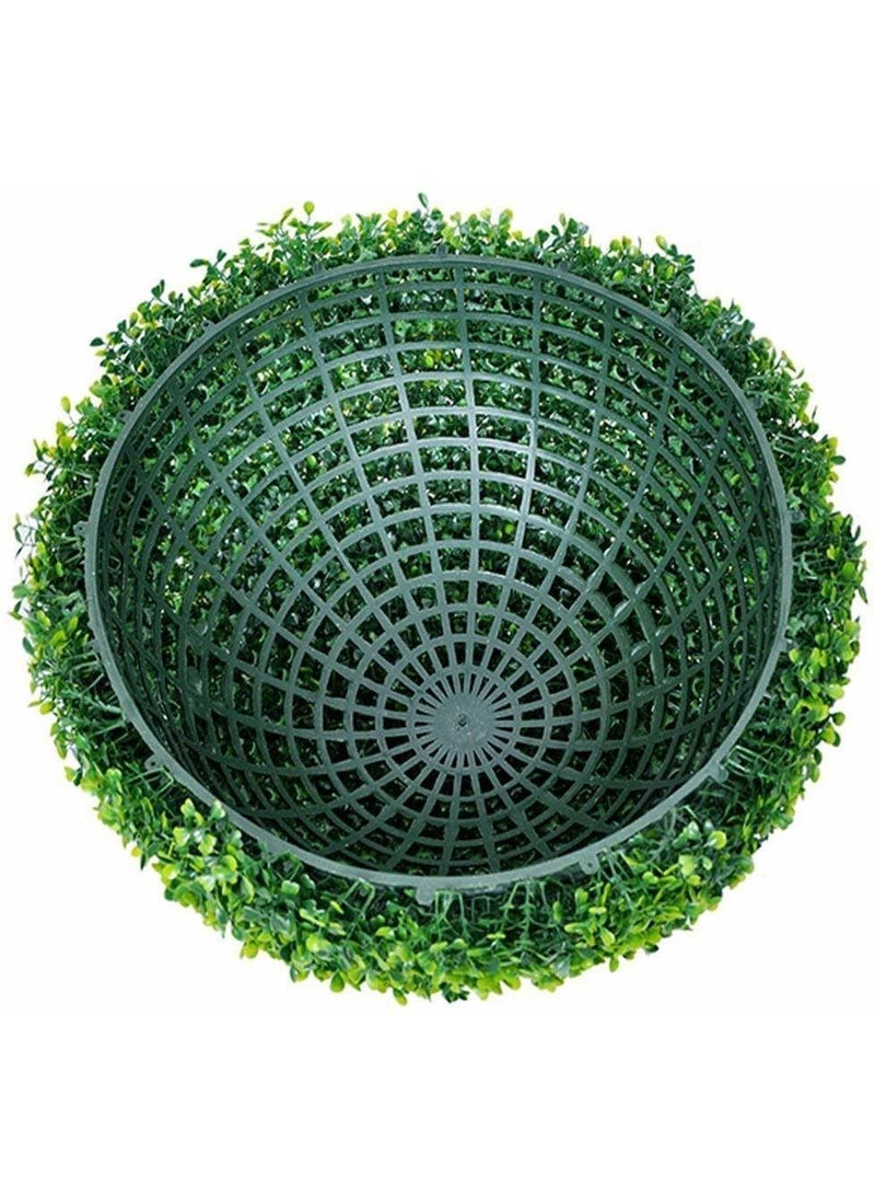 Generic Well Art Gallery Artificial Plant Green Attractive Green Plant Ball for Home Office Green Wild Flower Artificial Flower 9 inch Pack of 1 Flower with Basket  - Image 2