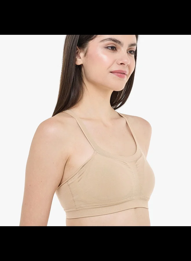 Hanes Hanes Womens Foam Bandini Bra