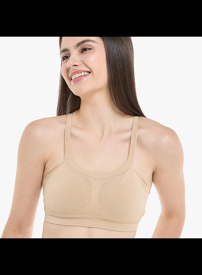 Hanes Hanes Womens Foam Bandini Bra