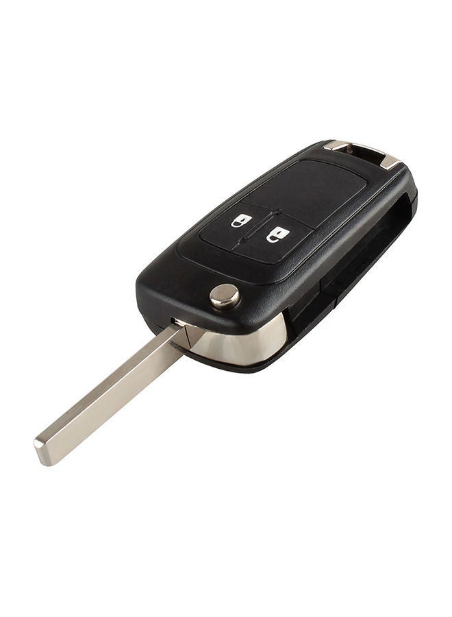 NIBEMINENT Folding Flip Key Shell Case With Uncut Blade For Vauxhall Opel Astra Insignia - Image 1