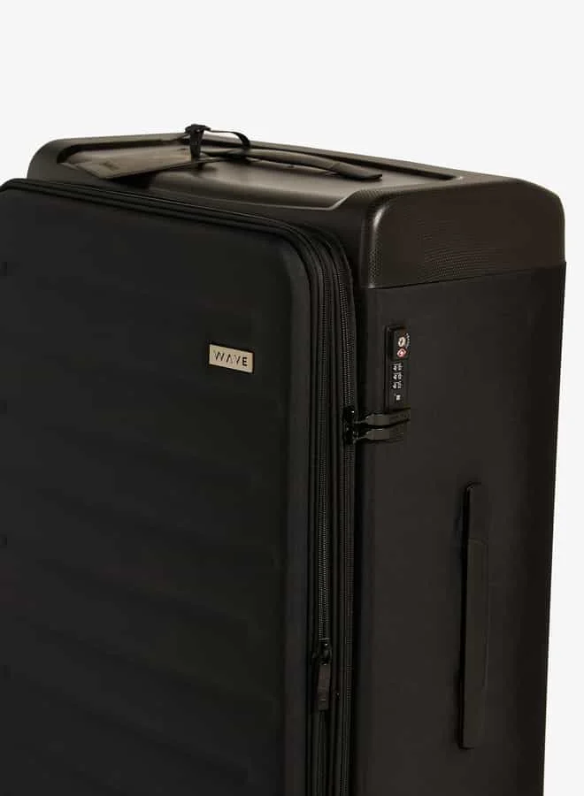 وايف Textured Softcase Luggage Trolley Bag with Retractable Handle