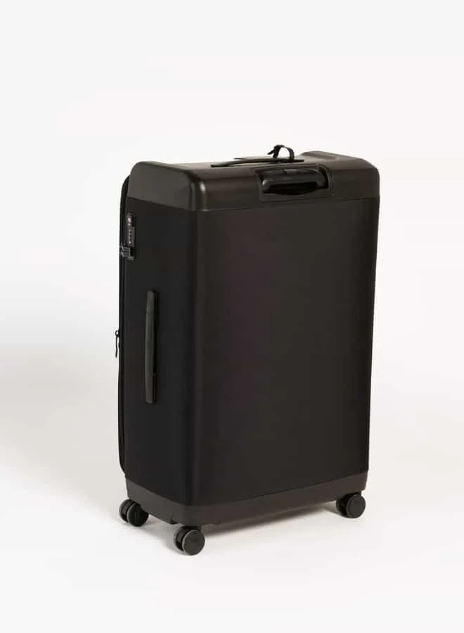 وايف Textured Softcase Luggage Trolley Bag with Retractable Handle