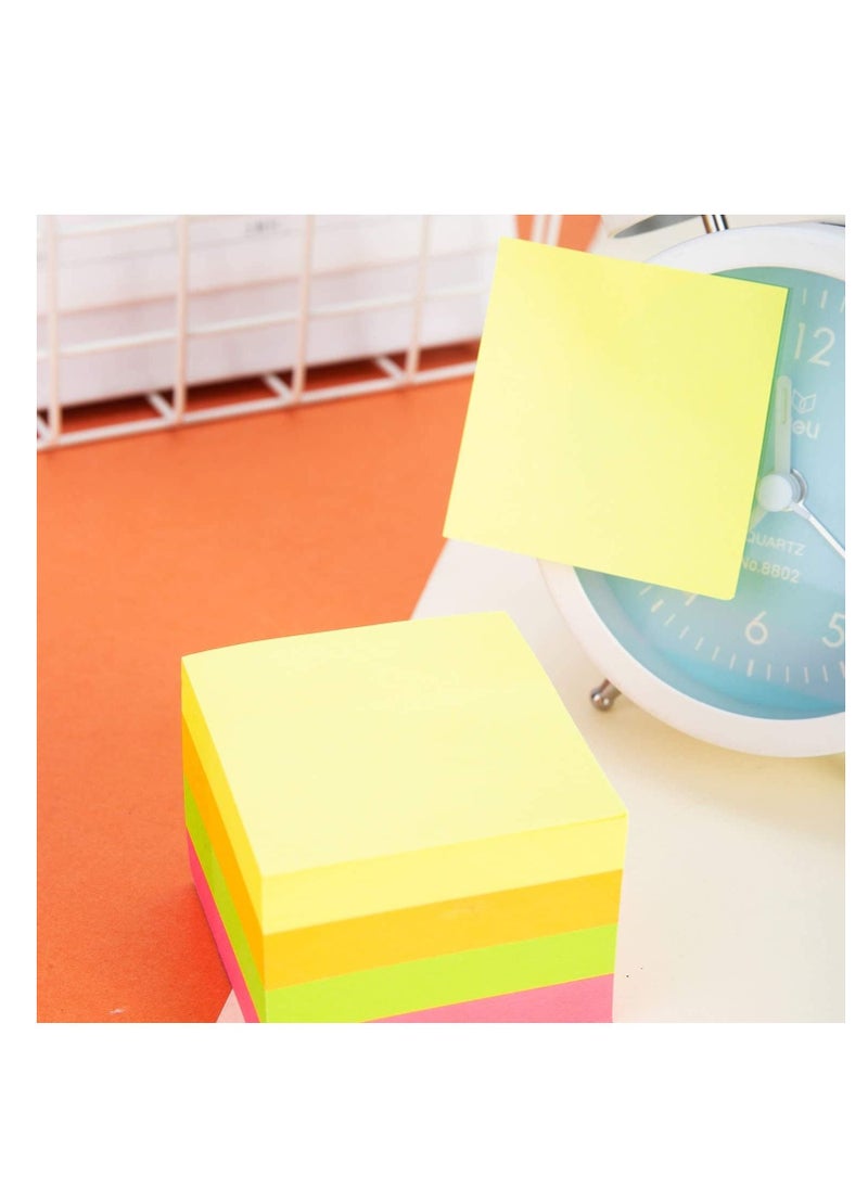 Deli - 4-Pack Multi Colour Sticky Notes 2x2 Inch Size - Image 1