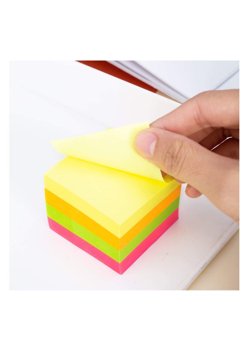 Deli - 4-Pack Multi Colour Sticky Notes 2x2 Inch Size - Image 1