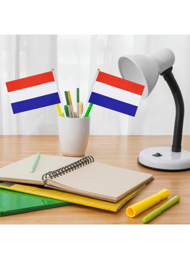 10 Pcs Netherlands Hand Flags —21CM Double-Sided Mini Stick Flags for Party & FIFA World Cup 2026 Decor - Image 4