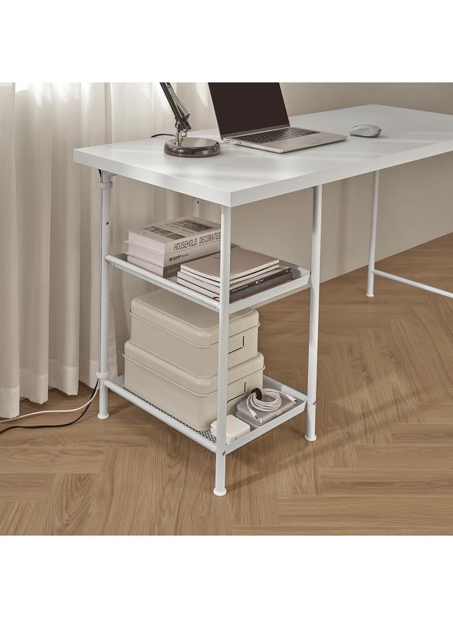 Zaboon Table leg with storage, white - Image 2