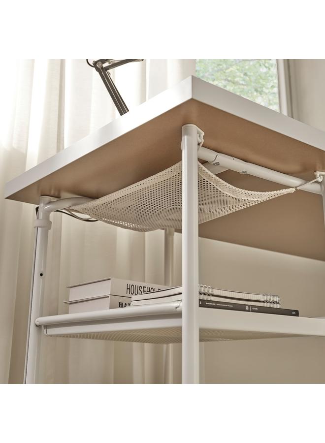 Zaboon Table leg with storage, white - Image 3