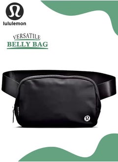 Lululemon Everywhere Belt Bag, Compact, and Convenient Belly Bag with Zippered Pockets, Easy-Access Exterior Pocket, and Interior Essentials Pocket for On-the-Go Storage, Black  - Image 1