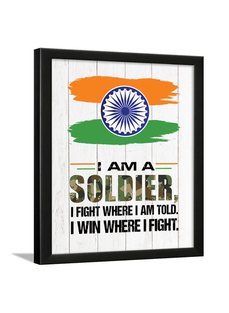 Chaka Chaundh Chaka Chaundh Army Quotes Wall Frames Army Quotes Posters Indian Army Quotes 136 X 106 Inches Soldier White Set of 1 