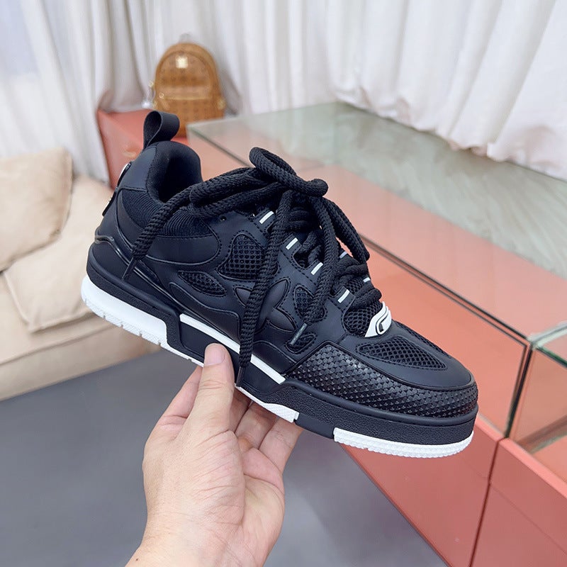 Lvagn Women''s Thick-Soled Slip-On Sneakers Comfortable Casual Versatile Sports Shoes Men''s Basketball Trendy Shoes - Image 4