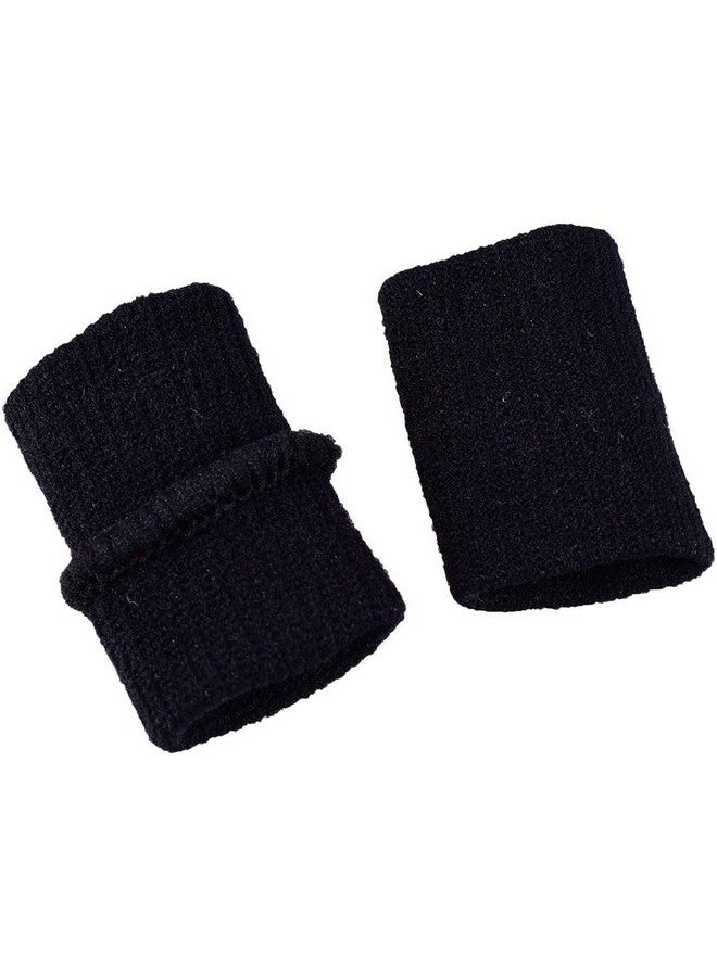 serveuttam 10 pieces Summer Finger Sleeves Sport Elastic Arthritis Trigger Braces Knuckle Compression Protector Prevent Calluses (Black) - Image 4