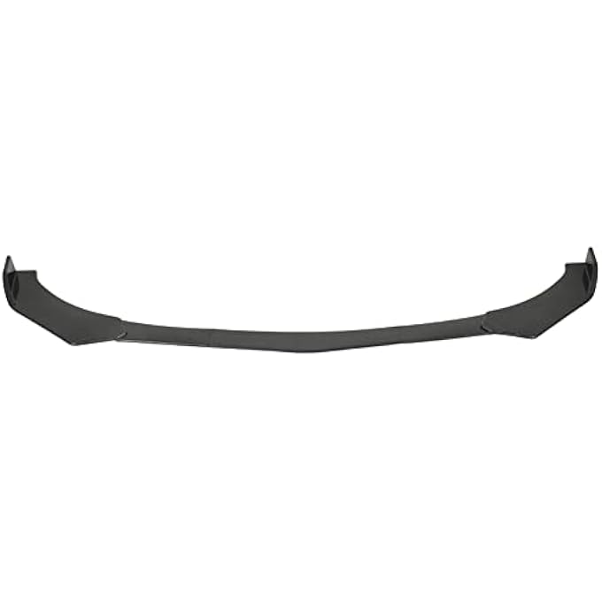 Leftwei Car Carbon Fiber Style Front Bumper Chin Spoiler Textured Design for Drivers for 5PCs Front Bumper Lid Splitter - Image 1