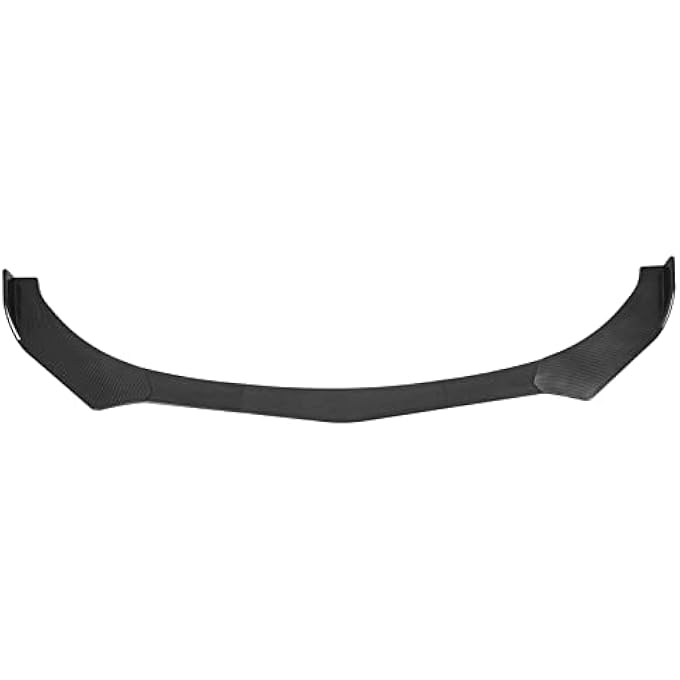 Leftwei Car Carbon Fiber Style Front Bumper Chin Spoiler Textured Design for Drivers for 5PCs Front Bumper Lid Splitter - Image 3