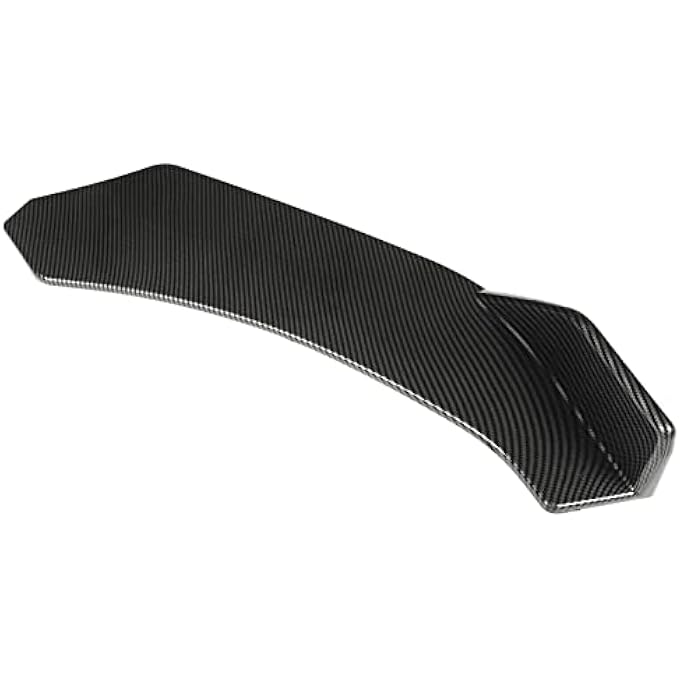 Leftwei Car Carbon Fiber Style Front Bumper Chin Spoiler Textured Design for Drivers for 5PCs Front Bumper Lid Splitter - Image 4