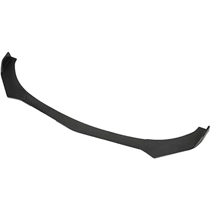 Leftwei Car Carbon Fiber Style Front Bumper Chin Spoiler Textured Design for Drivers for 5PCs Front Bumper Lid Splitter - Image 5