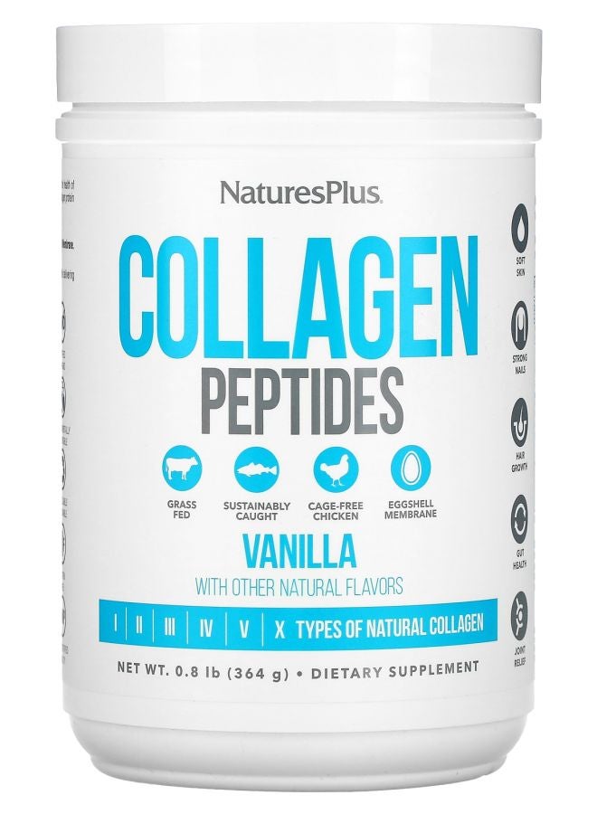 ببتيدات الكولاجين بنكهة الفانيليا 0.8 رطل (364 جرام)