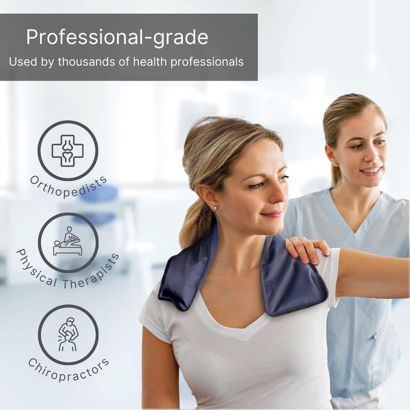 NatraCure FlexiKold Gel Neck Ice Pack (23" X 8" X 5") - Reusable Cold Pack Compress (Therapy for Pain, Injuries of Neck, Lower Back, Shoulder, wrap Around Knee, Foot, Thigh, Elbow) - A6301-COLD - Image 4