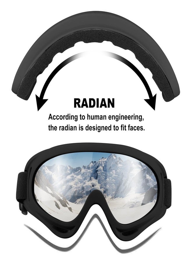 SixYard Ski Goggles, Motorcycle Goggles, 3 Pack Snowboard Snow Goggles for Men Women Adult Youth (Style 8) - Image 2