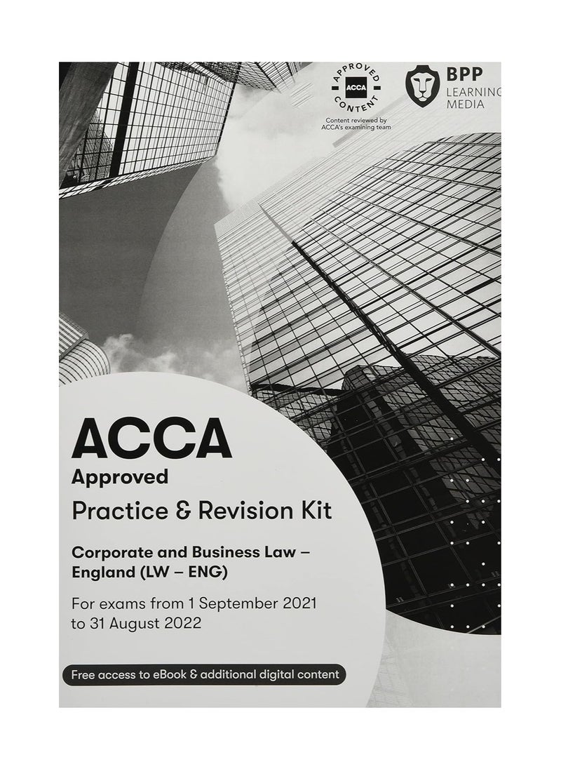 ACCA Corporate And Business Law English Practice And Revision Kit Paperback 