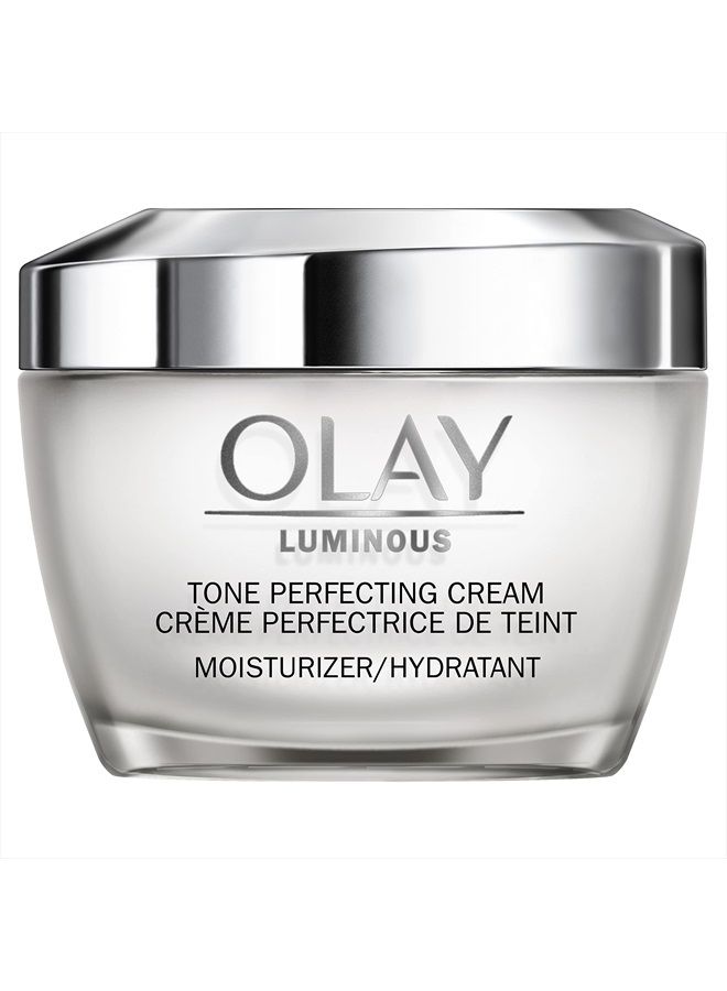 Olay Dark Spot Corrector by Olay, Luminous Tone Perfecting Cream and Sun Spot Remover, Advanced Tone Perfecting Face Moisturizer, 48 g (Packaging may vary)  - Image 1