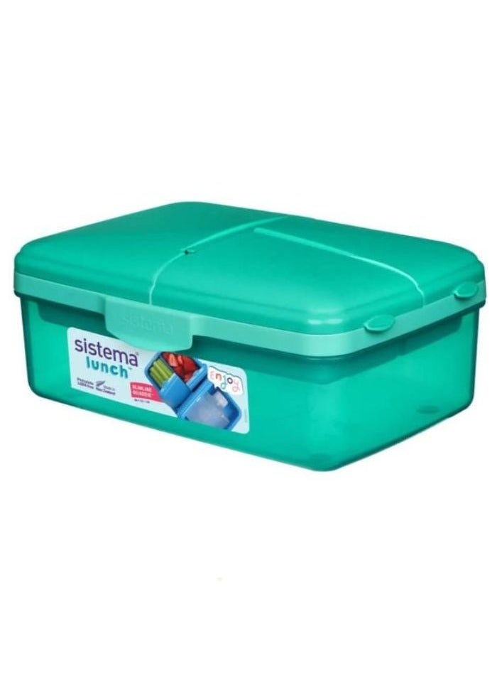 Sistema Lunch Box Lunch Slimline Quaddie 1.5 L BPA Free - Image 1