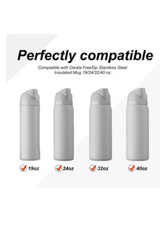 Y&D 4pcs Replacement Stopper Compatible with Owala FreeSip 24oz 32oz,Water Bottle Top Lid Parts,Leak-Proof Seal - Durable & BPA-Free  - Image 5