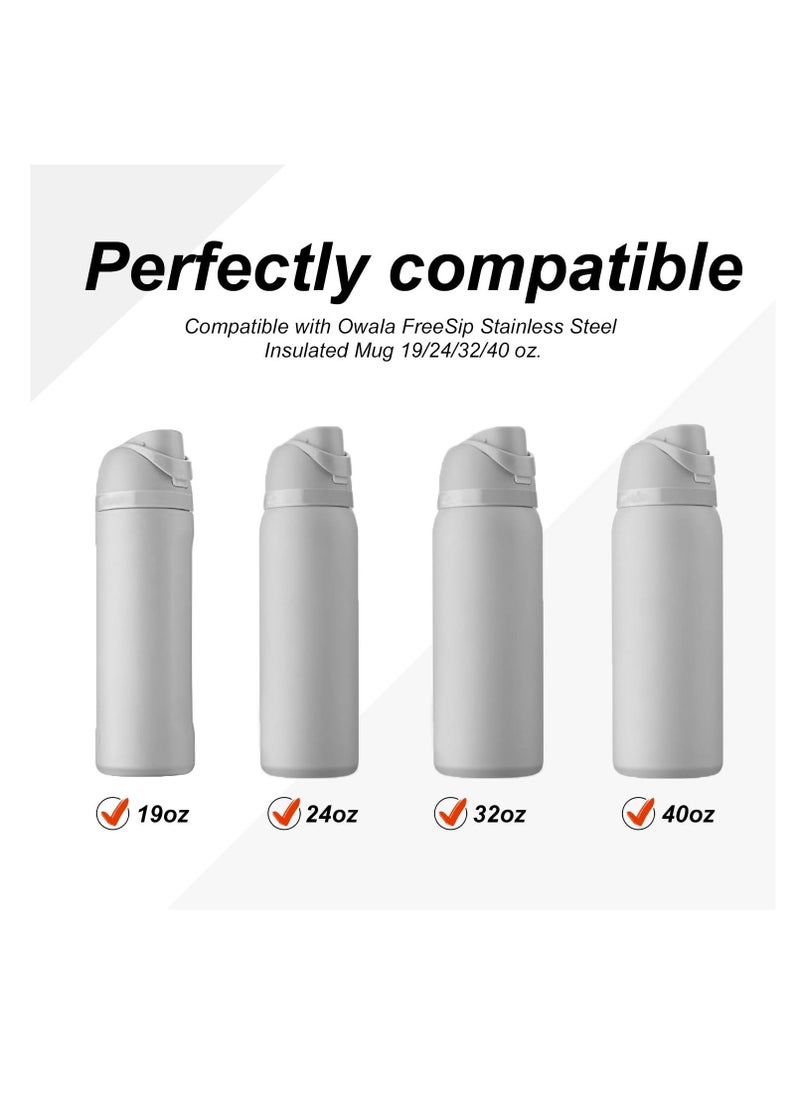 Y&D 4pcs Replacement Stopper Compatible with Owala FreeSip 24oz 32oz,Water Bottle Top Lid Parts,Leak-Proof Seal - Durable & BPA-Free  - Image 5