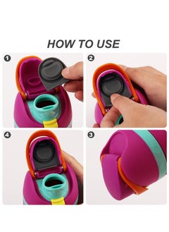 Y&D 4pcs Replacement Stopper Compatible with Owala FreeSip 24oz 32oz,Water Bottle Top Lid Parts,Leak-Proof Seal - Durable & BPA-Free  - Image 2